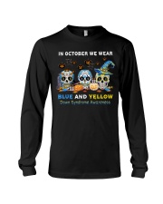 In October we wear blue and yellow Long Sleeve Tee tile