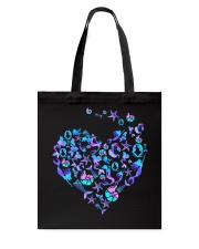 Mermaid heart Tote Bag tile