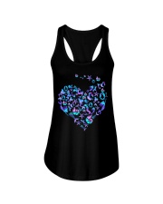 Mermaid heart Ladies Flowy Tank tile