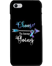 Choose to keep going Phone Case tile
