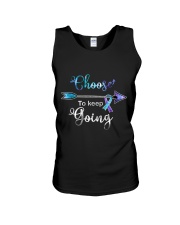 Choose to keep going Unisex Tank tile