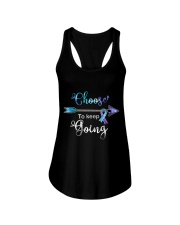 Choose to keep going Ladies Flowy Tank tile