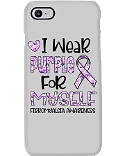 I wear purple Phone Case tile