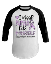 I wear purple Baseball Tee tile