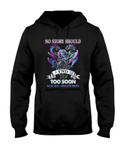 No story should end too soon Hooded Sweatshirt tile