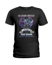 No story should end too soon Ladies T-Shirt tile