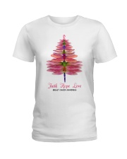 Faith Hope Love Christmas Ladies T-Shirt tile