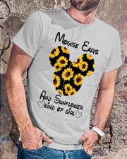 Mouse ears and sunflower of girl Classic T-Shirt lifestyle-mens-crewneck-front-4