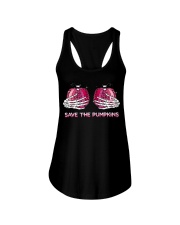 Save the pumpkins Halloween Ladies Flowy Tank tile