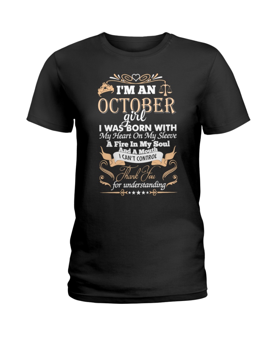 I'm an October Woman Shirt Ladies T-Shirt