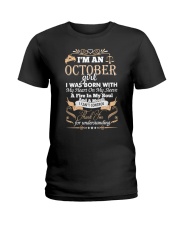 I'm an October Woman Shirt Ladies T-Shirt front