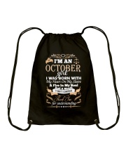 I'm an October Woman Shirt Drawstring Bag thumbnail