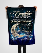 Fleece Blanket Gift fo your lovely Daughter Small Fleece Blanket - 30" x 40" aos-coral-fleece-blanket-30x40-lifestyle-front-14