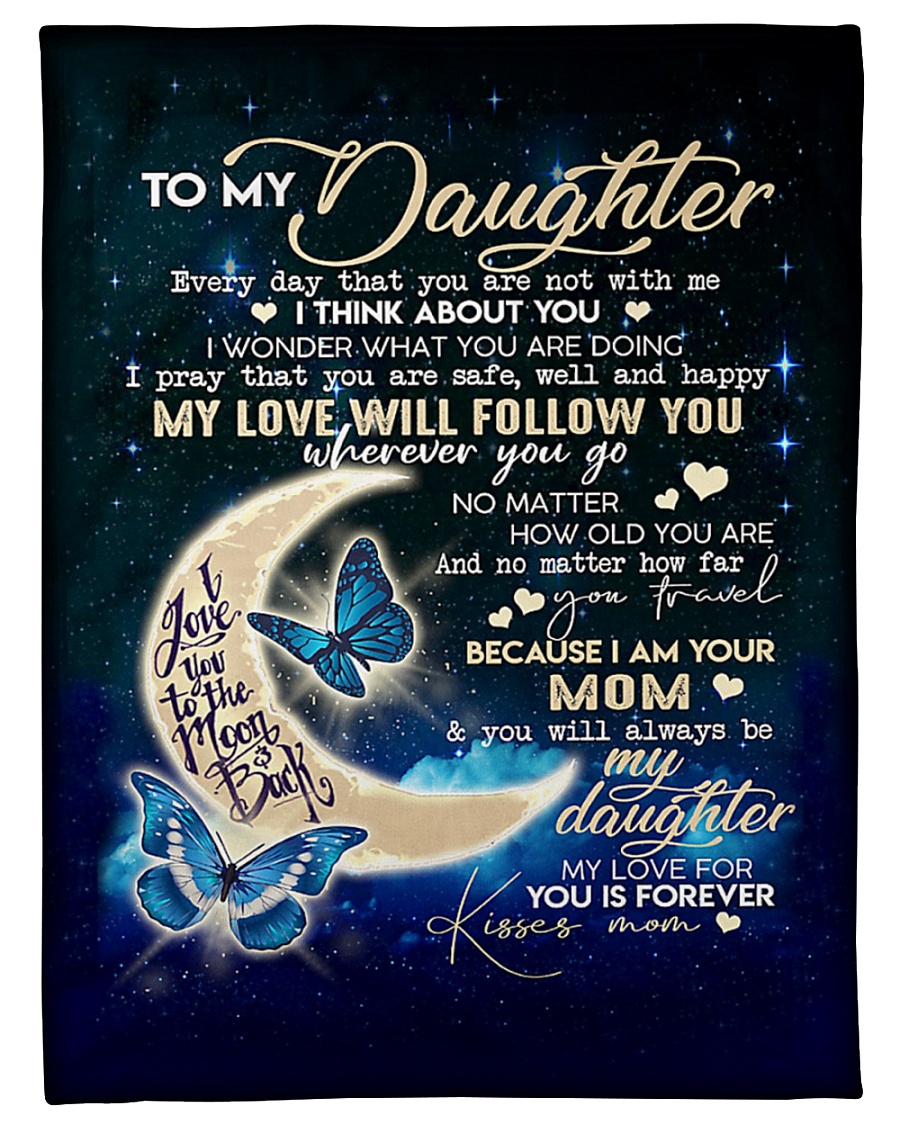 Fleece Blanket Gift fo your lovely Daughter Small Fleece Blanket - 30" x 40"