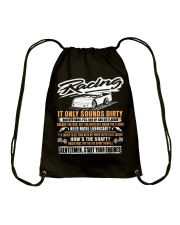DIRT TRACK RACING - GENTLEMENT Drawstring Bag thumbnail