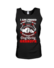 PROUD DRAG RACING GRANDPA Unisex Tank thumbnail