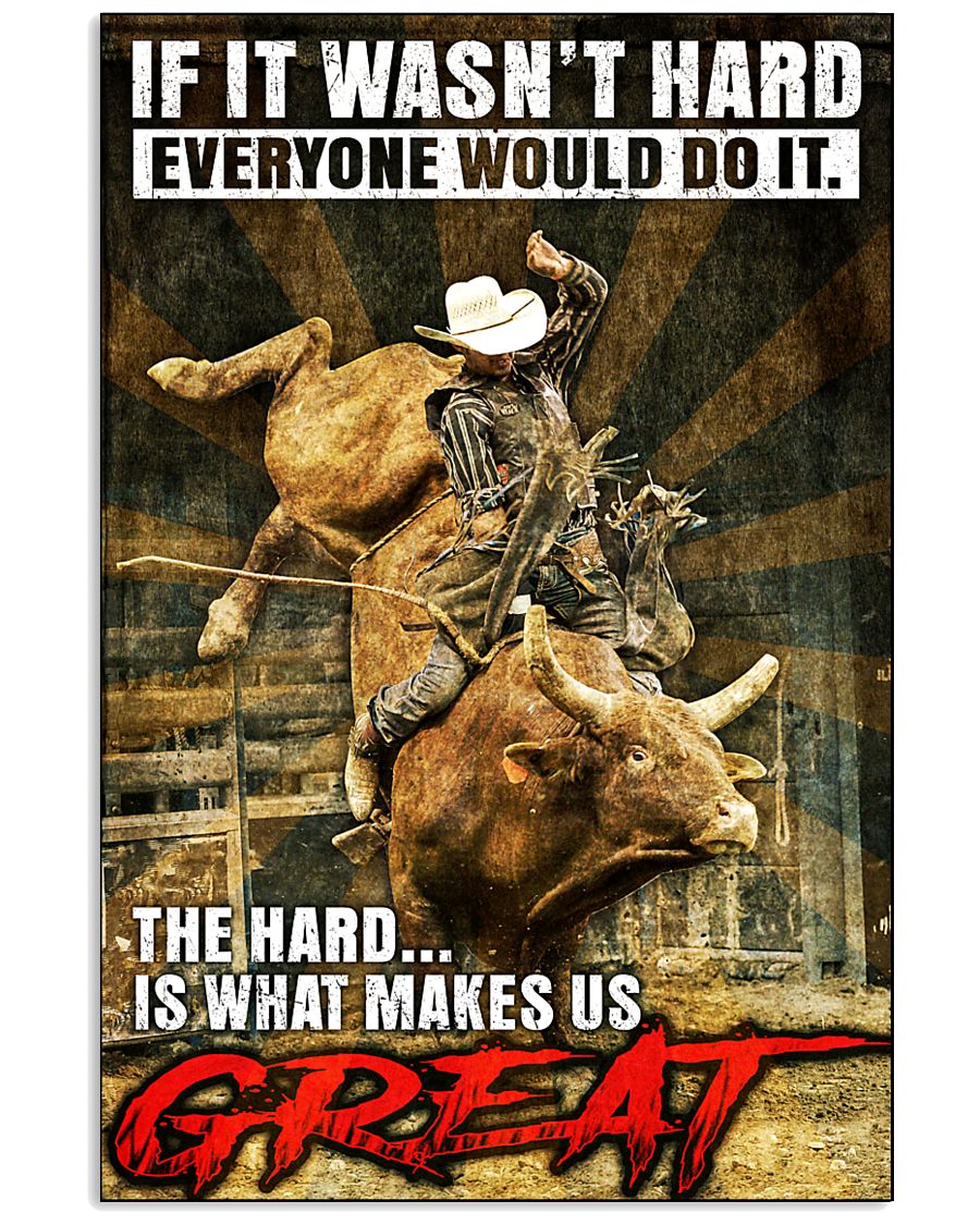 Bull Riding - MAKE US GREAT 11x17 Poster