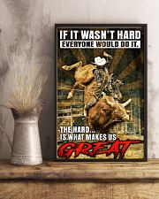 Bull Riding - MAKE US GREAT 11x17 Poster lifestyle-poster-3