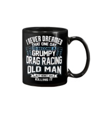 GRUMPY DRAG RACING OLD MAN Mug thumbnail