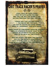 Dirt Track Racer's Prayer Poster 11x17 Poster front