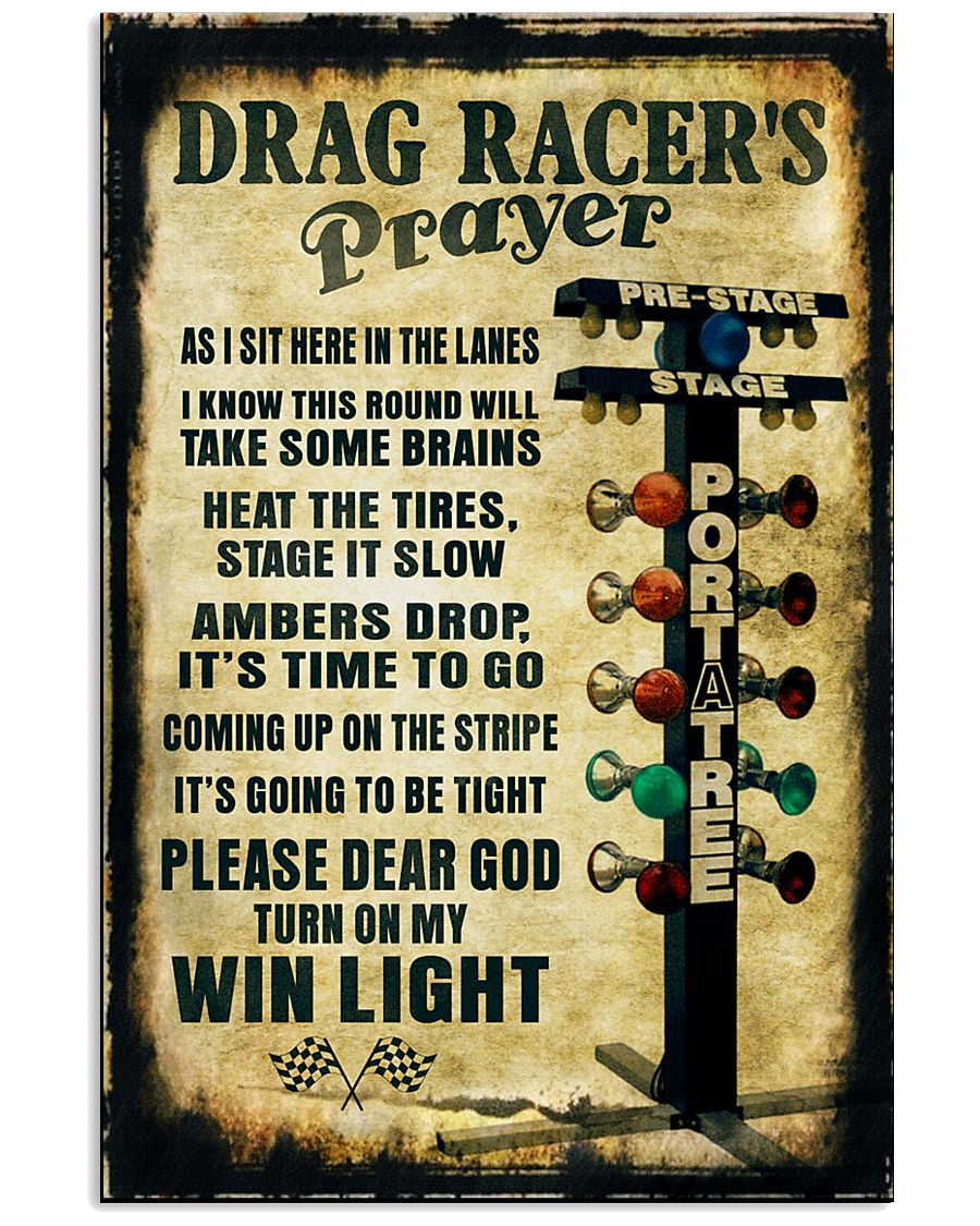 Drag racer's Prayer Poster 11x17 Poster