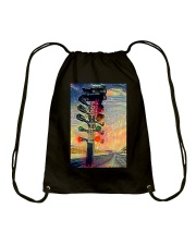 DRAG RACING TREE POSTER Drawstring Bag thumbnail