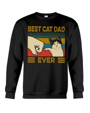 BEST CAT DAD EVER Crewneck Sweatshirt thumbnail