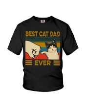 BEST CAT DAD EVER Youth T-Shirt thumbnail