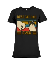BEST CAT DAD EVER Premium Fit Ladies Tee thumbnail