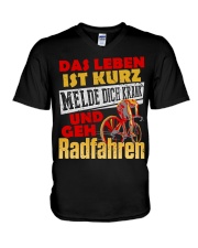 Radfahren V-Neck T-Shirt thumbnail