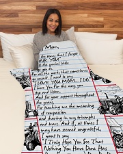 FARMER'S MOM Premium Large Fleece Blanket - 60" x 80" aos-coral-fleece-blanket-60x80-lifestyle-front-05