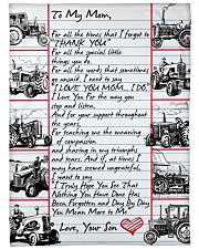 FARMER'S MOM Premium Large Fleece Blanket - 60" x 80" front