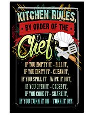 KITCHEN RULES - PREMIUM 11x17 Poster front