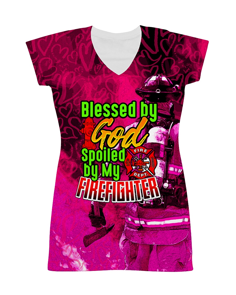 FIREFIGHTER'S WIFE All-over Dress
