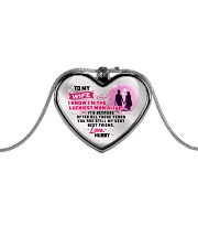WIFE - PREMIUM Metallic Heart Necklace front