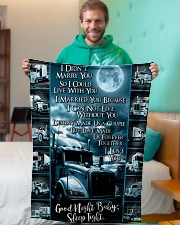 GIFT FOR HUBBY - PREMIUM Small Fleece Blanket - 30" x 40" aos-coral-fleece-blanket-30x40-lifestyle-front-09