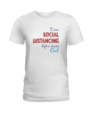 Social Distancing is Cool Ladies T-Shirt thumbnail