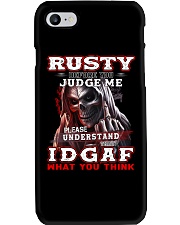 Rusty - IDGAF WHAT YOU THINK M003 Phone Case thumbnail