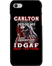 Carlton - IDGAF WHAT YOU THINK M003 Phone Case thumbnail