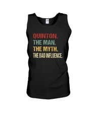 Quinton The man The myth The bad influence Unisex Tank thumbnail