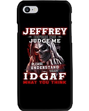 Jeffrey - IDGAF WHAT YOU THINK M003 Phone Case thumbnail