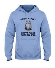 I have plans with owl Hooded Sweatshirt thumbnail