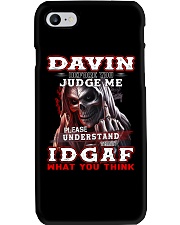 Davin - IDGAF WHAT YOU THINK M003 Phone Case thumbnail