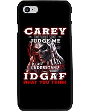 Carey - IDGAF WHAT YOU THINK M003 Phone Case thumbnail