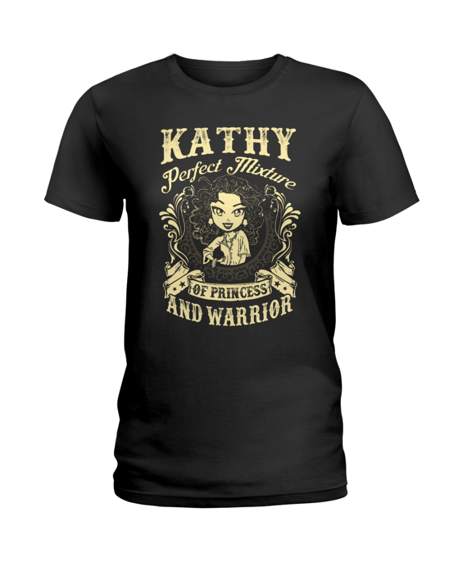 PRINCESS AND WARRIOR - Kathy Ladies T-Shirt