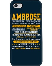 Ambrose - Completely Unexplainable Phone Case thumbnail