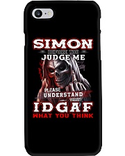 Simon - IDGAF WHAT YOU THINK M003 Phone Case thumbnail
