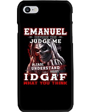 Emanuel - IDGAF WHAT YOU THINK M003 Phone Case thumbnail