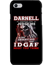 Darnell - IDGAF WHAT YOU THINK M003 Phone Case thumbnail