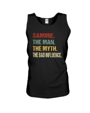 Sammie The man The myth The bad influence Unisex Tank thumbnail